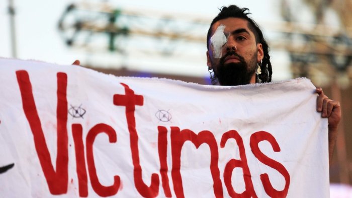 CF8M y víctimas de trauma ocular rechazan postergación de formalización del general Yáñez