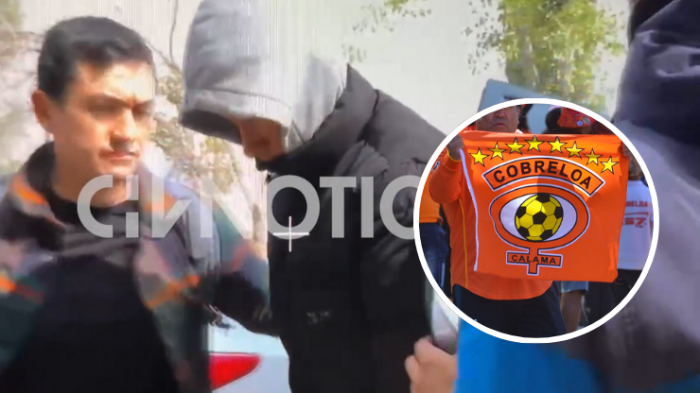Exclusivo: El momento en que ex cadete de Cobreloa fue detenido por presunta violación