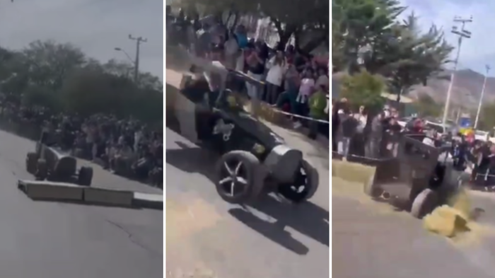 Carrera de “carros locos“ terminó con accidente en Ovalle: Actividad fue suspendida