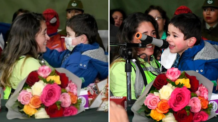 ¡Emocionante! Camila Gómez se encontró con el pequeño Tomás por el Día de la Madre