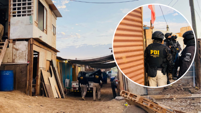 Megaoperativo en Arica contra Los Gallegos: 250 detectives PDI allanaron domicilios y cárceles