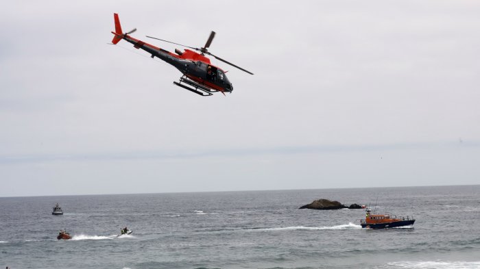Funcionaria de la Armada cayó desde helicóptero durante ejercicios de entrenamiento en Viña del Mar