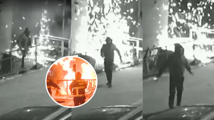 Video clave muestra cómo hombre fumando originó grave incendio en Cerrillos