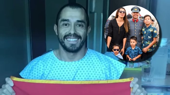 Ejército trasladará a militar chileno con cáncer desde EE.UU. a Arica para despedirse de su esposa e hijos