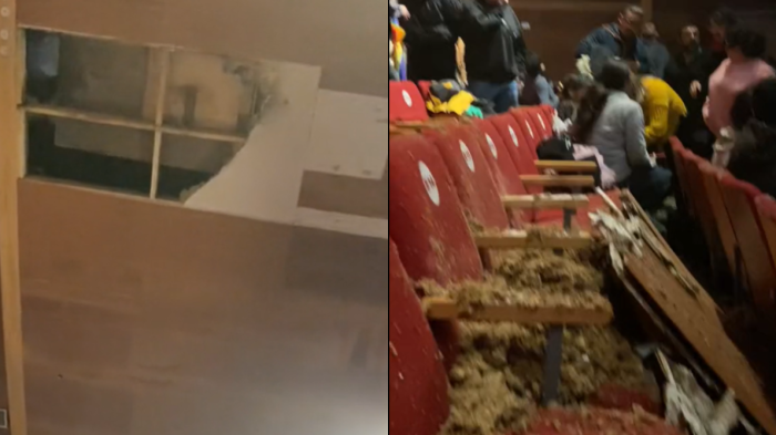En plena función teatral: Techo de Matucana 100 se desplomó tras intensa lluvia