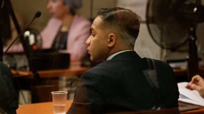 Así fue la declaración de Sebastián Zamora, el ex carabinero acusado de lanzar a joven por Puente Pío Nono