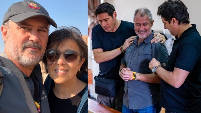 Viuda de Toni Espadas dedicó sentido mensaje a Pancho Saavedra: “Siempre os llevaré en mi corazón”