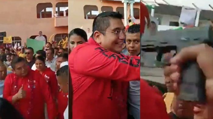 Fuertes imágenes: Graban asesinato a quemarropa de candidato a alcalde en México