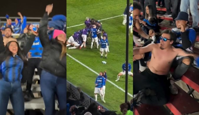 Llanto y emoción: Así celebraron los hinchas de Huachipato el agónico gol ante Estudiantes