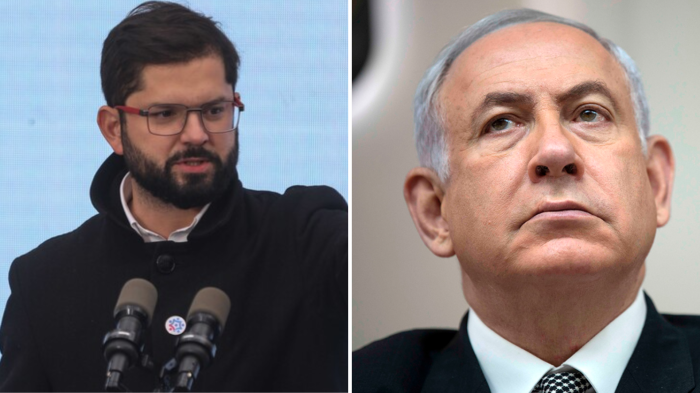 Pdte. Boric llamó “criminal de guerra” a Netanyahu en la Cumbre para la Paz en Ucrania