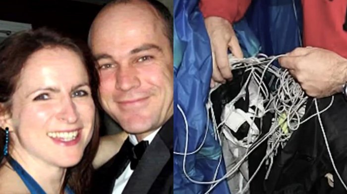 Quiso asesinar a su esposa dañando su paracaídas y fue condenado a cadena perpetua en Reino Unido