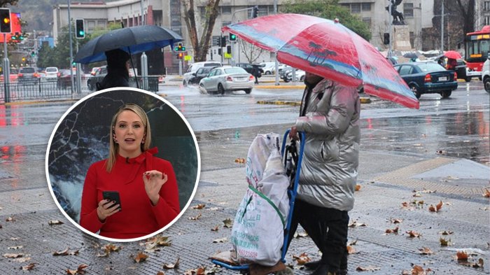 Lluvia en Santiago: ¿Cuánta agua cayó en la capital durante el segundo sistema frontal?