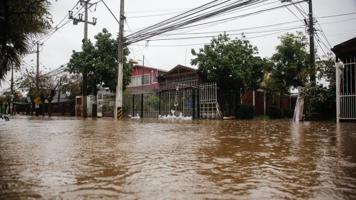 Balance por sistema frontal: Senapred reporta más de 3 mil personas aisladas