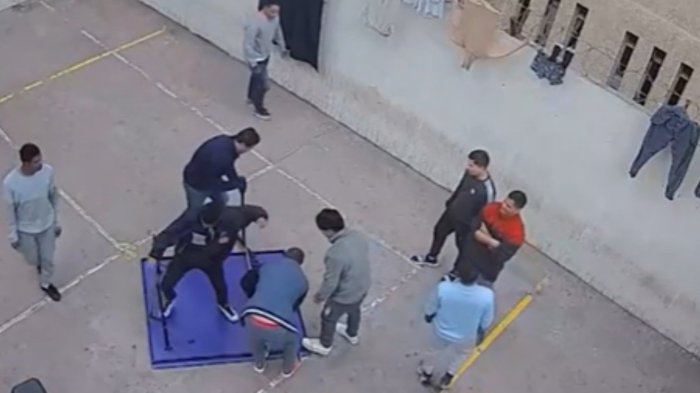 VIDEO | Cámaras captaron inicio del motín del Tren de Aragua en cárcel de alta seguridad