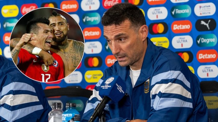 ¿Alivio para Argentina? Lionel Scaloni abordó las ausencias de Arturo Vidal y Gary Medel en La Roja