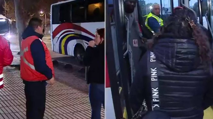 Aglomeraciones y caos vial marcan complicada jornada para el transporte público en Santiago