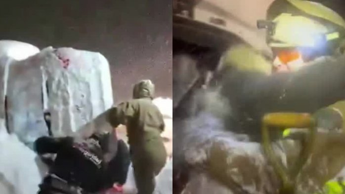 “Se veía por el parabrisas”: El heroico relato de milagroso rescate a automovilista atrapado por avalancha