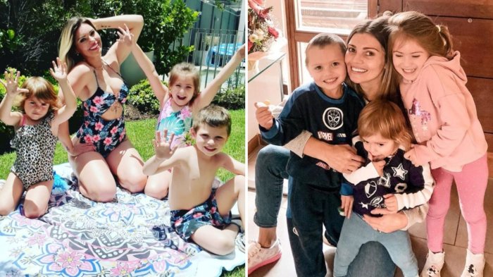 Faloon protagonizó emotivo reencuentro con sus hijos: “Tres meses sin verlos”