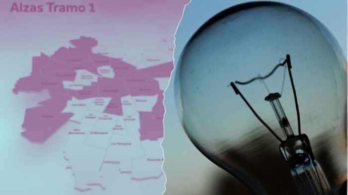 Alza en cuentas de luz: El mapa de las comunas más y menos afectadas en la Región Metropolitana