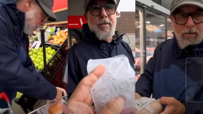 Argentinos se viralizaron por su reacción al comprar en supermercado chileno: “Acá no son una locura”