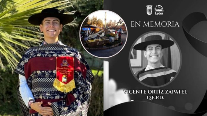 Dan a conocer cómo quedó el auto en el que viajaba el joven campeón nacional de cueca tras fatal accidente