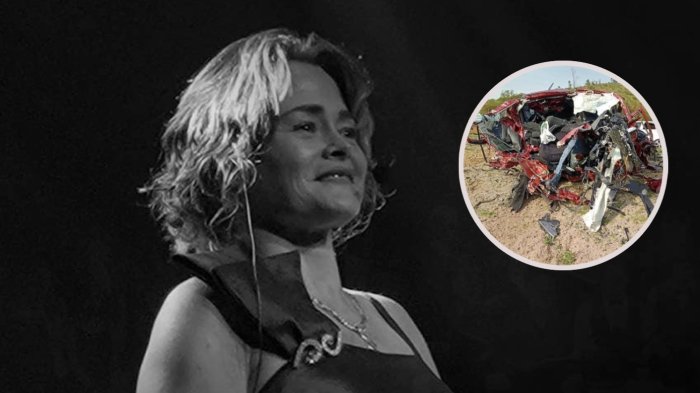 Casi desintegrado: Así quedó el vehículo de cantante lírica fallecida en fatal accidente en Casablanca