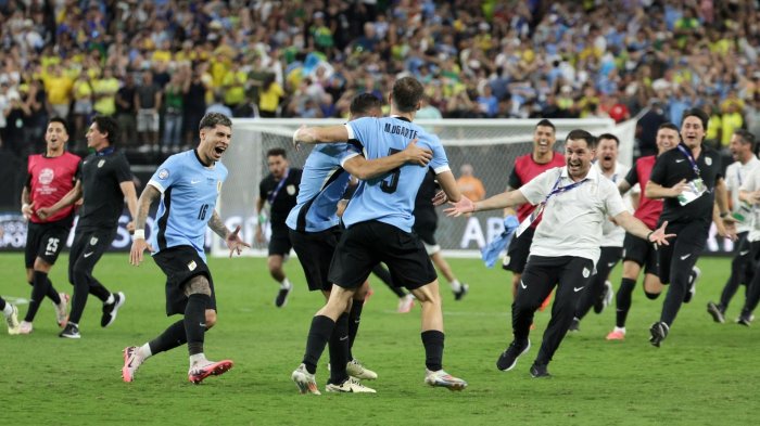 Se impuso en penales: Uruguay llega a semifinales tras empatar a Brasil en Copa América