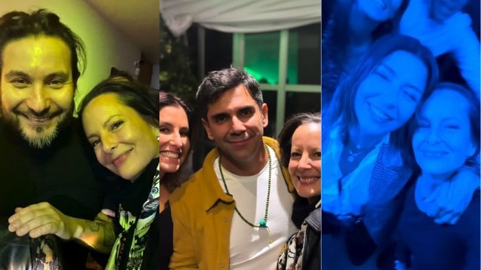 Felipe Avello se reencontró con Francisca Merino: Ex SQP se juntaron en cumpleaños de JP Queraltó