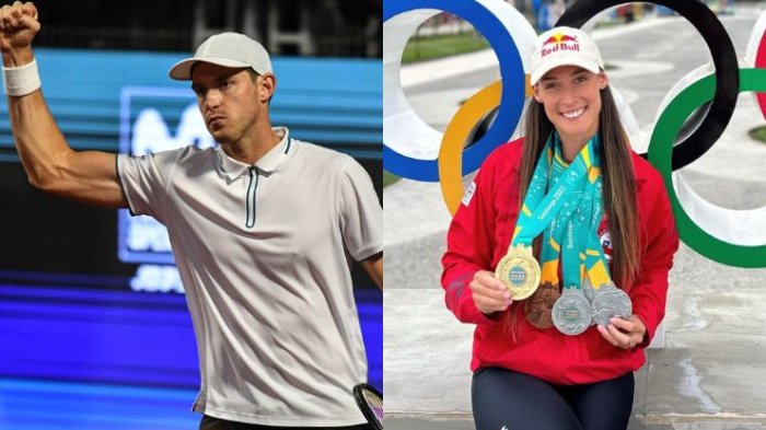 Dos íconos del deporte: Nicolás Jarry y Antonia Abraham serán los abanderados chilenos en París 2024