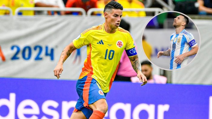 La clasificación de Colombia llegó con un notable récord de James Rodríguez que superó a Lionel Messi