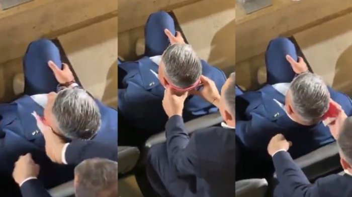 Chiqui Tapia aclara viral imagen en la que dirigente le seca el sudor: “Fiebre y malestar”