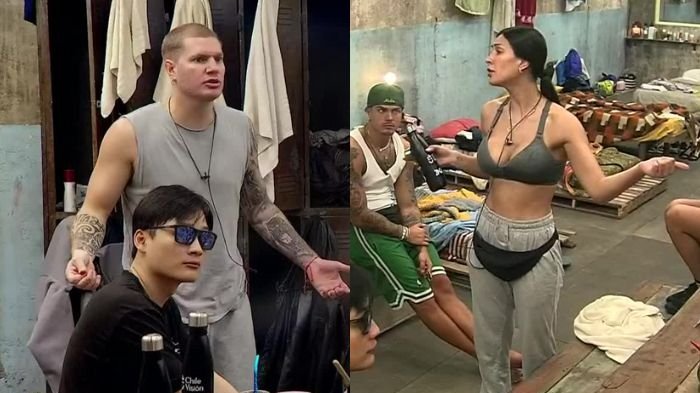 “No corresponde”: Karina y Felipe tuvieron tensa confusión en el sótano por la comida