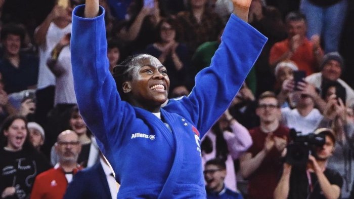 Clarisse Agbegnenou, la judoca francesa que quiere regalarle a su hija una medalla en París 2024