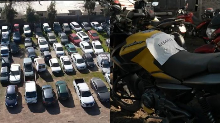 Rematarán vehículos retirados durante fiscalizaciones en Santiago