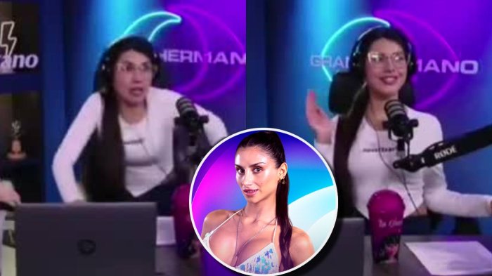 “¡AHÍ VIENE!“: Eskarcita sacó carcajadas tras percatarse que entrevistaría a Daniela Bravo de Gran Hermano Chile
