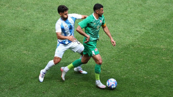 Argentina logra una revitalizadora victoria ante Irak y sigue con vida en el fútbol olímpico