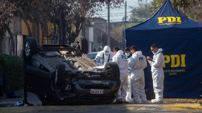 Perdió el control del auto tras balacera: Investigan impactante homicidio en Recoleta