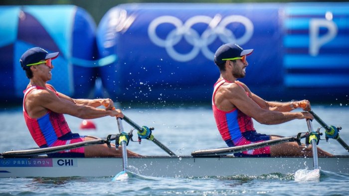 César Abaroa y Éber Sanhueza disputarán el repechaje de remo en los Juegos Olímpicos 2024