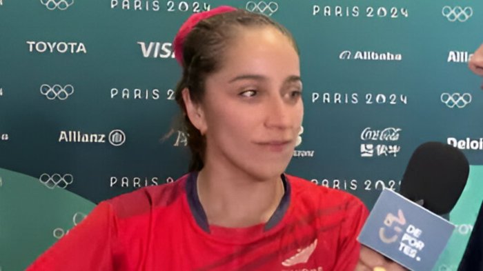Paulina Vega no pudo ante rival canadiense en tenis de mesa de los Juegos Olímpicos 2024