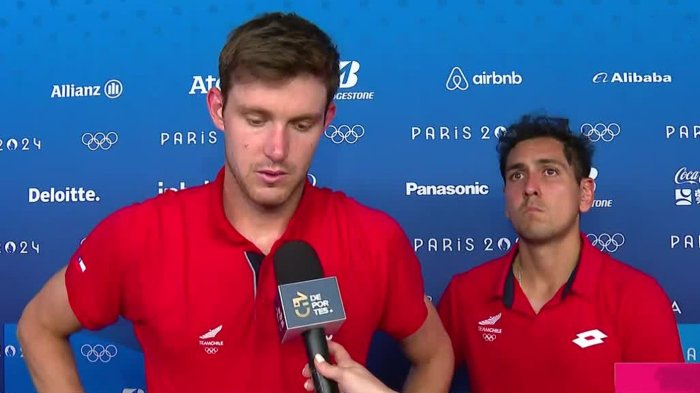 “Estuvimos cerca”: El mea culpa de Jarry y Tabilo tras caer en los Juegos Olímpicos 2024