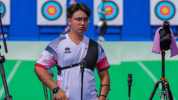 Andrés Gallardo dio dura batalla, pero no pudo ante el campeón olímpico en tiro con arco