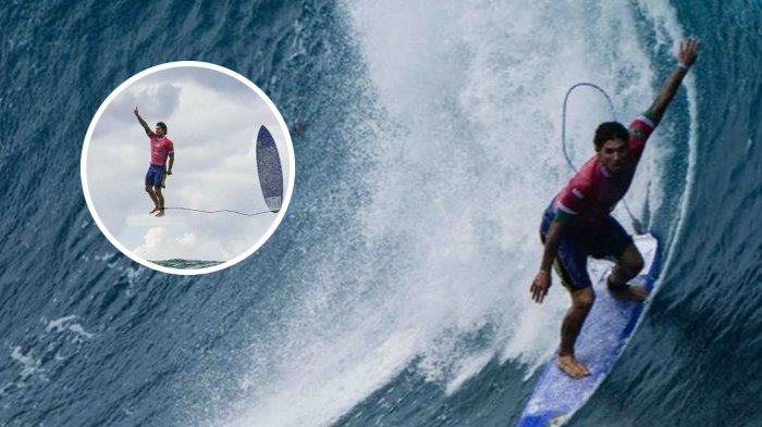 ¿La mejor foto de los Juegos Olímpicos? Captan a surfista 