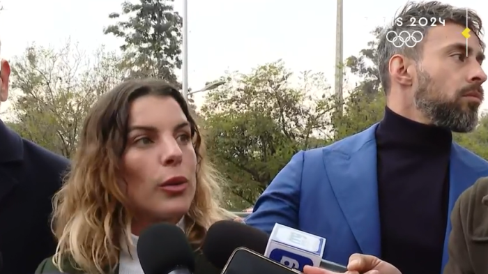 Habló Maite Orsini al llegar a juicio contra Daniela Aránguiz: “Estoy acá en calidad de víctima”