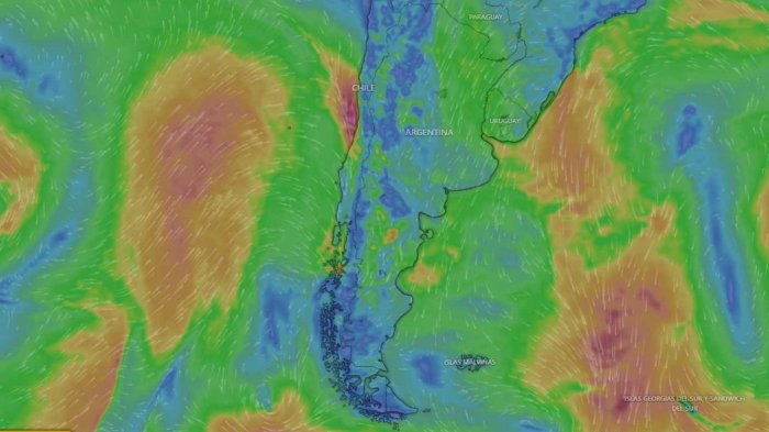 EN VIVO | Sigue el recorrido del intenso sistema frontal por la zona centro-sur de Chile