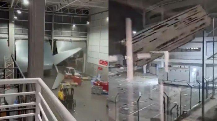 Actualizado: Aeropuerto de Santiago informa estado de operaciones por lluvias de sistema frontal