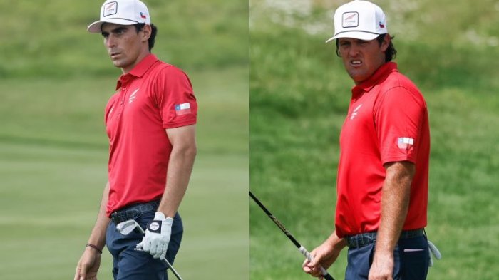 Joaquín Niemann y Mito Pereira cierran segunda jornada del golf olímpico con dispares resultados