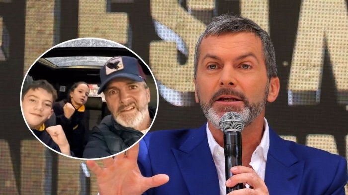 Cristián Sánchez vivió particular percance con sus hijos en pleno temporal: “Aquí el papá que...”