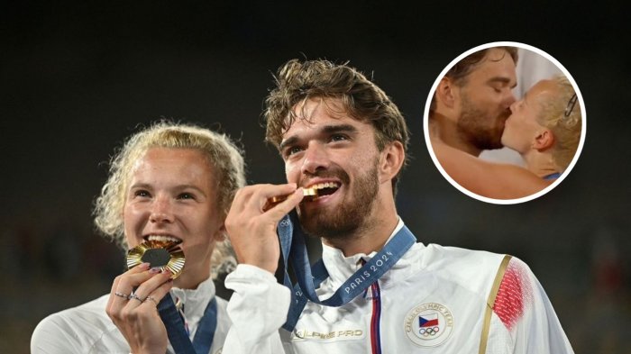 Eran pareja, terminaron y ganaron el oro juntos: La historia de amor que cautivó en París 2024