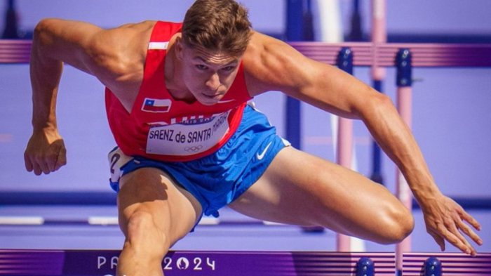 París 2024: Martín Sáenz terminó octavo en prueba de 110m vallas e irá al repechaje