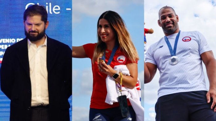 Pdte. Boric recibirá en La Moneda a Francisca Crovetto y Yasmani Acosta, medallistas de París 2024